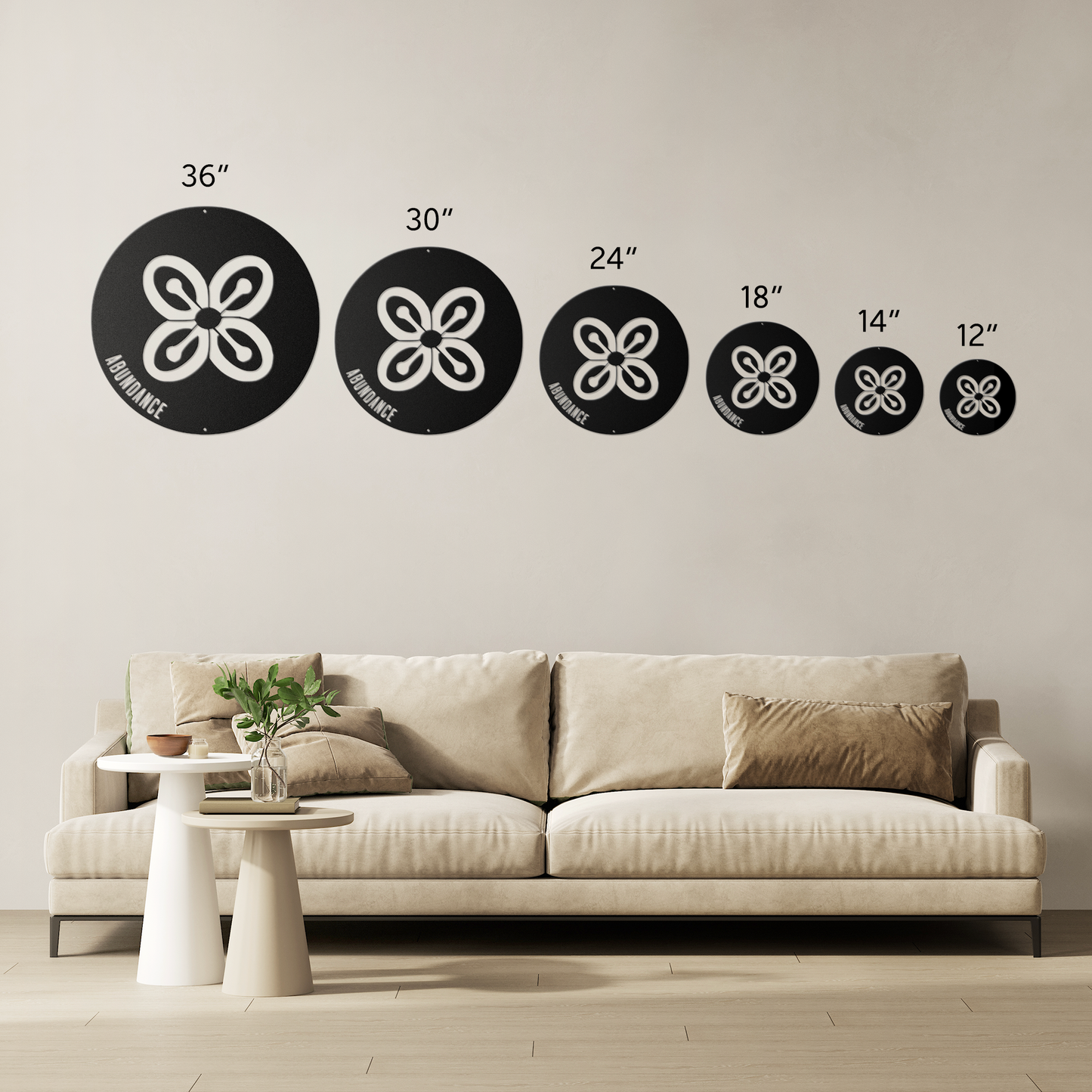 Abundance - Adinkra Metal Wall Art