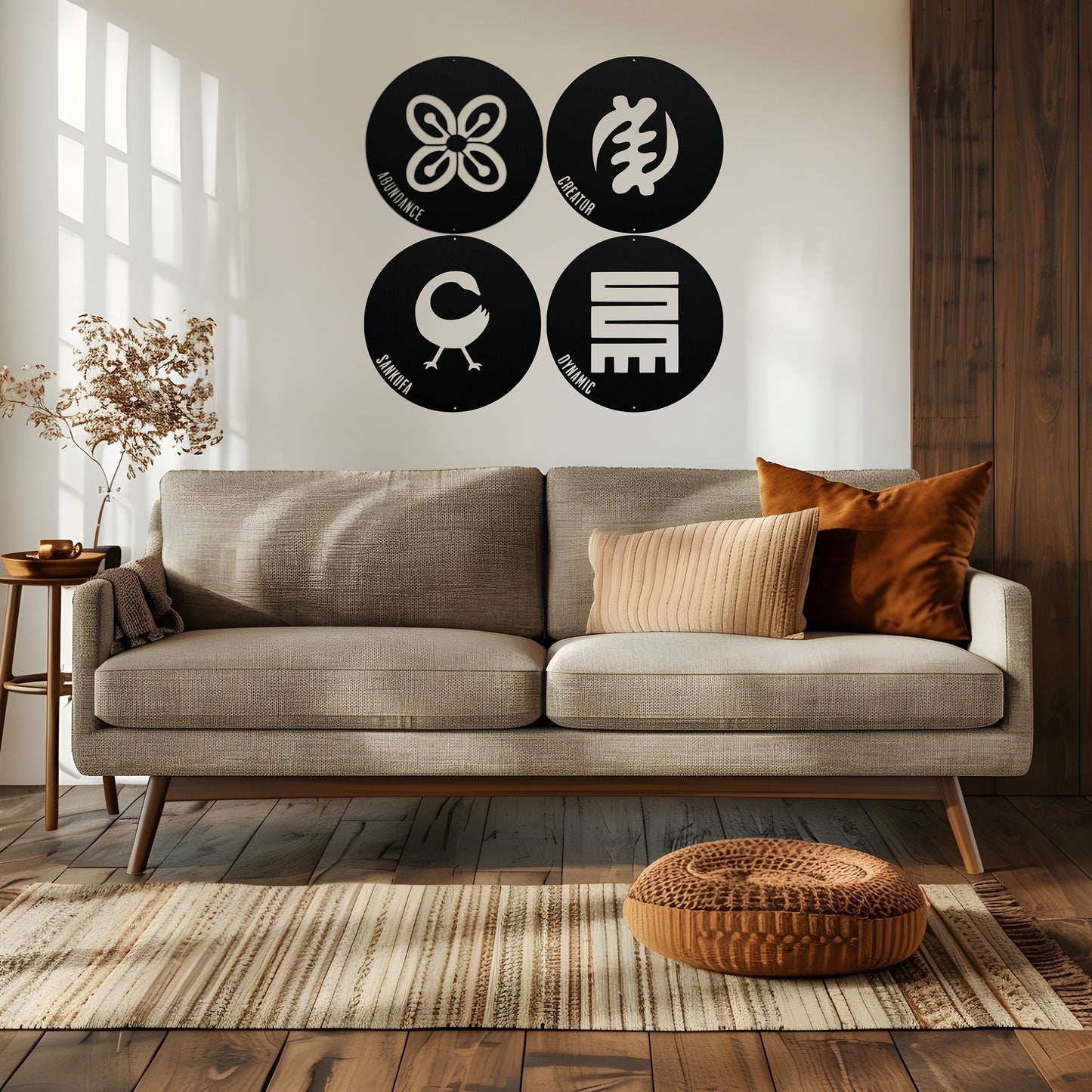 Creator - Adinkra Metal Wall Art