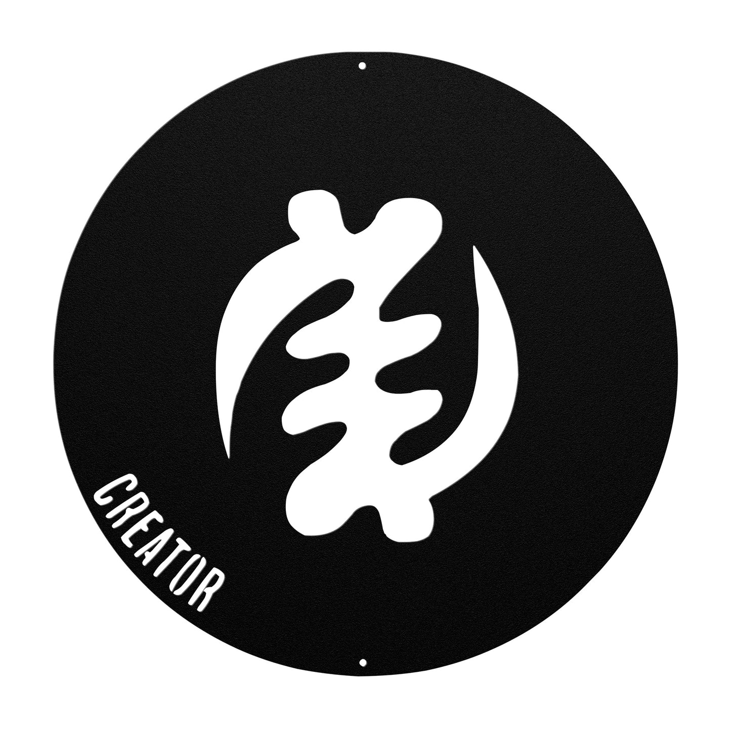 Creator - Adinkra Metal Wall Art