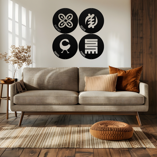 Abundance - Adinkra Metal Wall Art